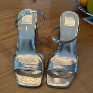 Dolce Vita gold crackle heels size 7